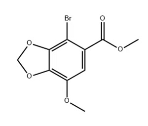 4-溴-7-甲氧基-1,3-苯并二氧雜環(huán)戊烯-5-羧酸甲酯